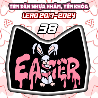 Tem dán yếm khóa nhựa nhám xe lead 2017 2024