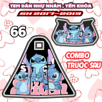 Tem dán yếm khóa nhựa nhám xe sh mode 2015 2019