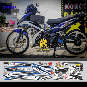 tem-roi-exciter-135-xanh-trang-den-lc-hot-trend-decal-3-lop-cao-cap-nhan-dan