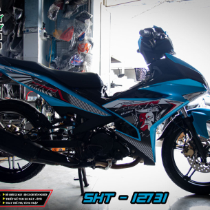 tem-exciter-150-xanh-ngoc-king-drag