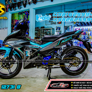 tem-roi-xe-exciter-150-xanh-den-kingdrag