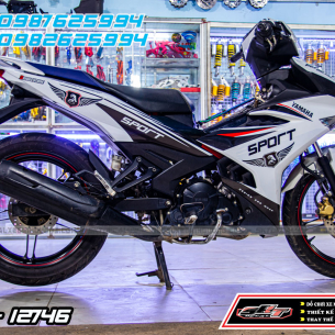 tem-exciter-150-trang-den-the-thao