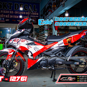 tem-trum-exciter-150-trang-do-samurai-hoa-anh-dao