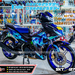 tem-trum-xe-exciter-150-xanh-den-ngua-than