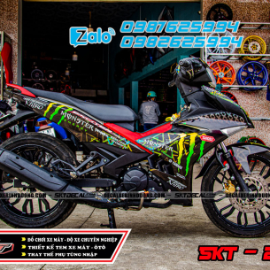 tem-trum-exciter-150-den-xanh-monster-2002