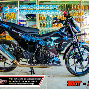 tem-trum-xe-raider-xanh-den-dracula