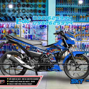 tem-roi-xe-raider-xanh-den-chicken-3116