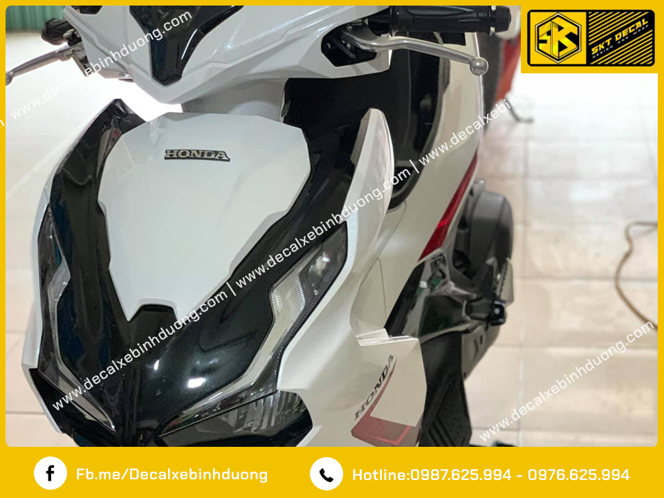 Dán keo xe Air Blade 2020 màu trắng đen